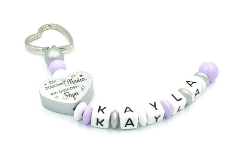 Schlüsselanhänger mit Namen - Ein bisschen Mama... "Kayla"
